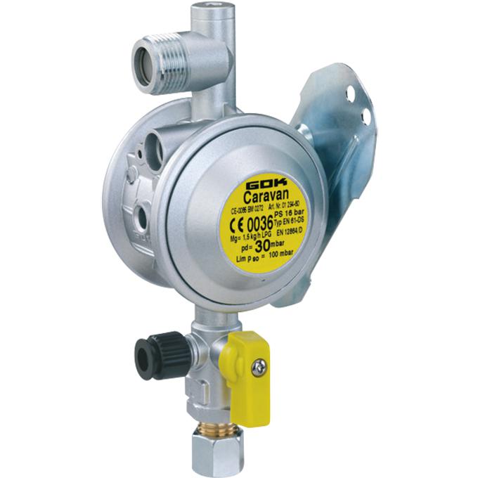 Karweifles regelaar Junior 1,5 bar 3/8″l uitw. - Gas Technisch Online