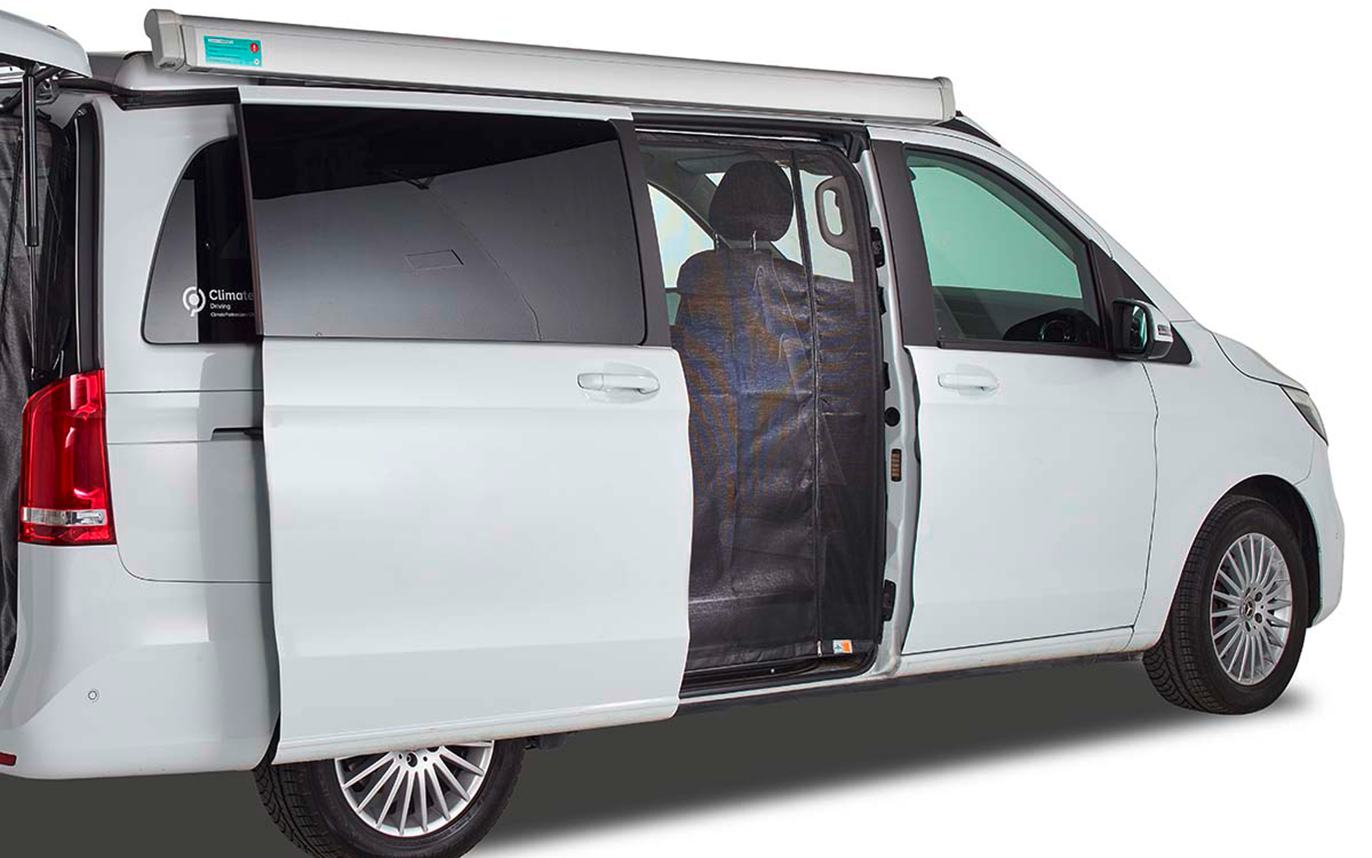 Schiebetürenmoskitonetz Magnet-Reißverschluss für VW T5 / T6 / T6.1 / Insekten