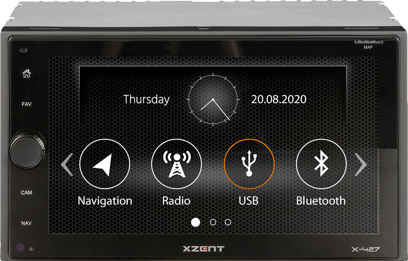 Xzent X-427 Navigatiesysteem 2-DIN - Berger Camping